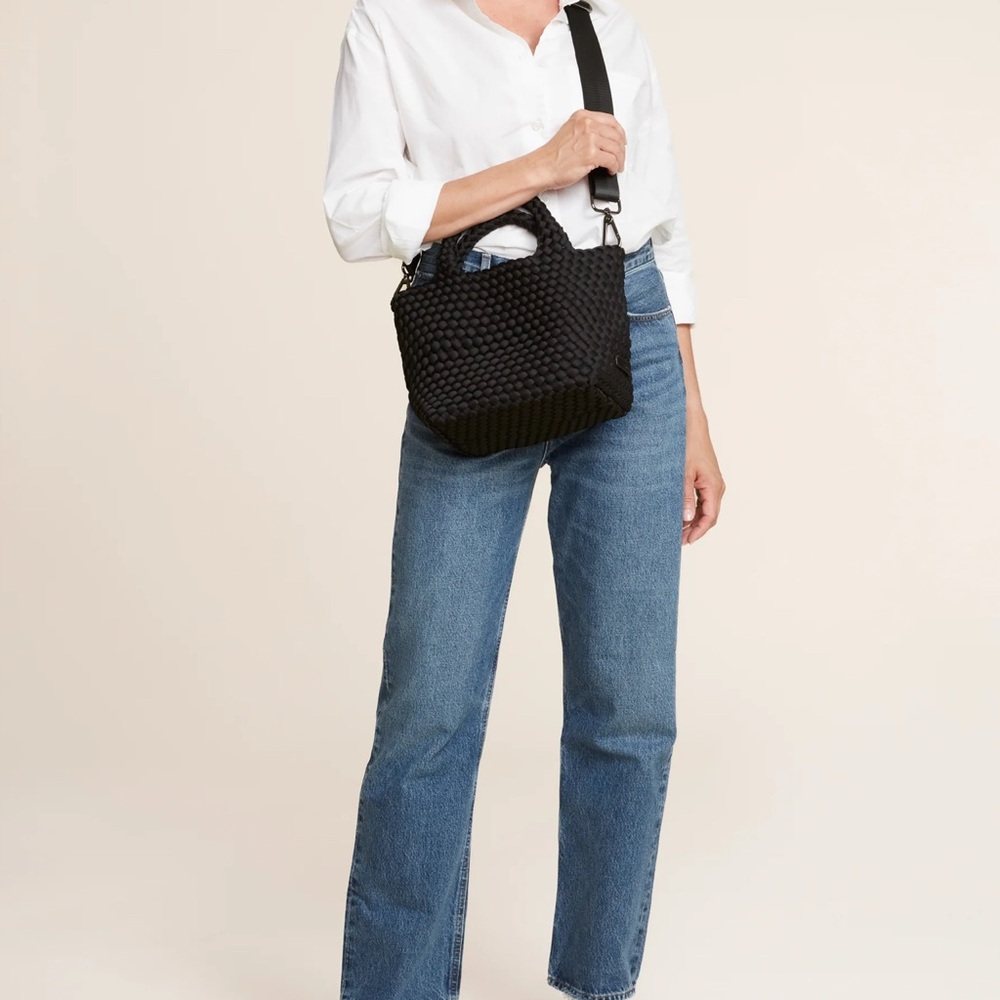 NWOT Naghedi St. Barths Small Tote in Black (Onyx) - Picture 6 of 6